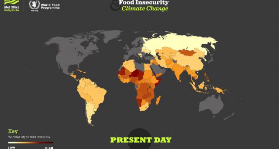 Climate change contributing to world hunger  