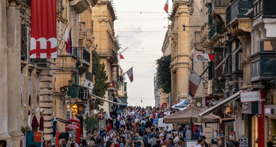 Malta’s total population exceeding 600,000 between June and October  
